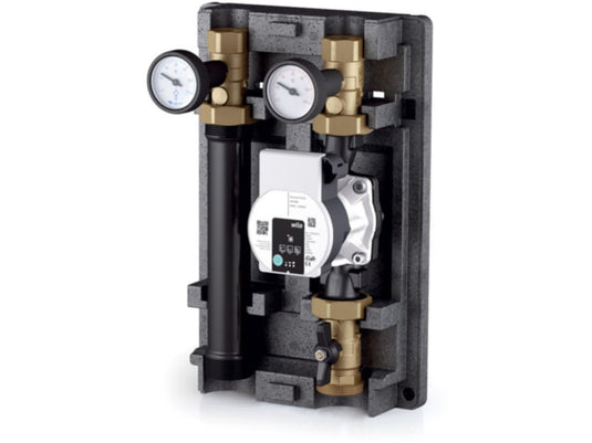 Pumpengruppe ungemischt DN25 1", Wilo Para 25/6 180mm Heizkreisset